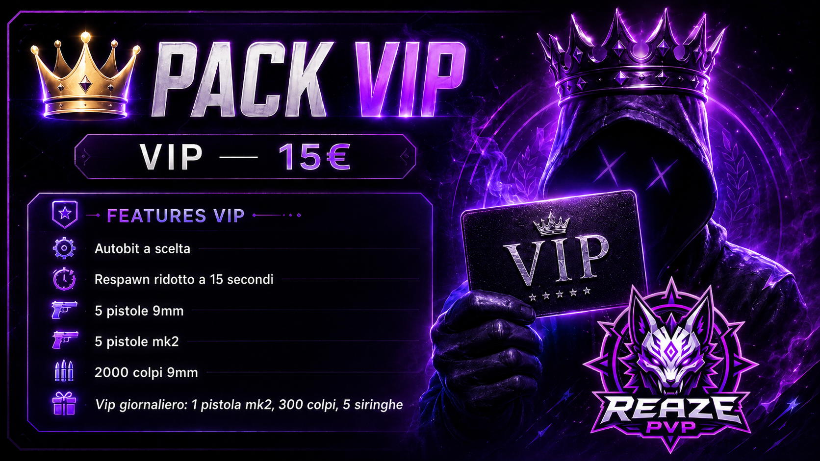 Pack VIP REAZE PVP